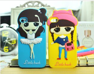 時尚卡通少女手機套